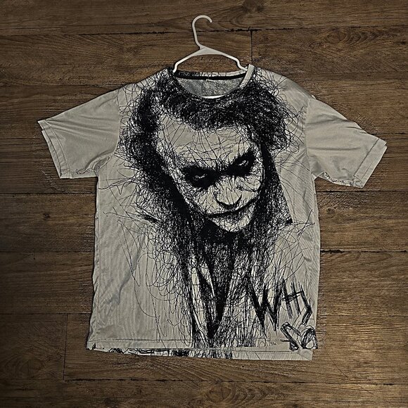 Heath Ledger The Joker Why So Serious? The Dark Knight T-Shirt - Picture 1 of 3